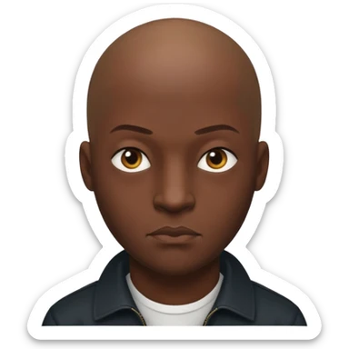 Shot on his head gangsta sticker