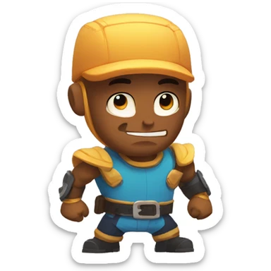 Shelly Brawl stars sticker