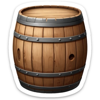 wine barrel sticker