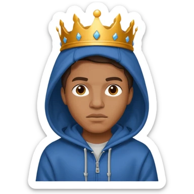 King Von With A Hoodie On sticker
