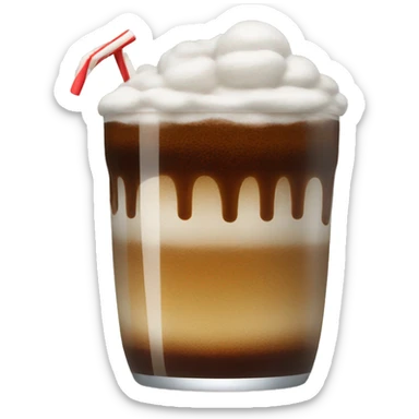 Cola float sticker