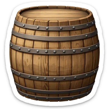 Aged Wine Barrels sticker