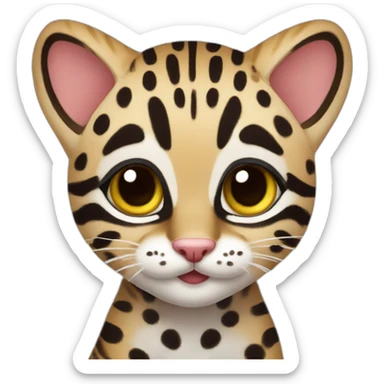 cute Ocelot sticker