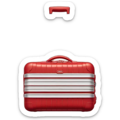 One Rimowa red Essential Cabin luggage sticker