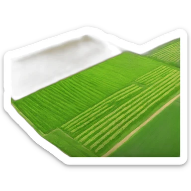Agricultural fields sticker