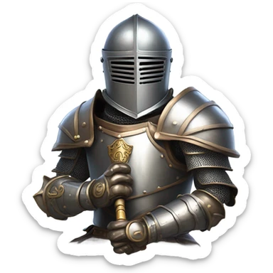 Knight vaping sticker