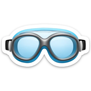 Waterproof swim goggles sticker