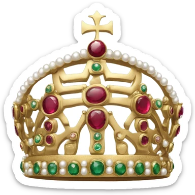 Crown of Justinian Byzantine  sticker