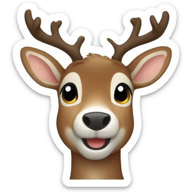 reindeer sticker