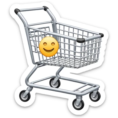 shopping cart sticker