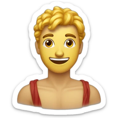 Fruñir el seño y sonreir sticker