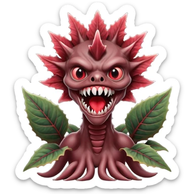 A demogrogonfrom Stranger Things sticker