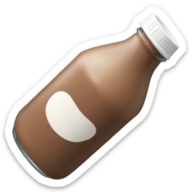 chocolate milk bottle sticker