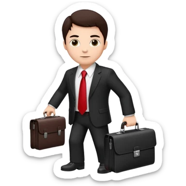 white collar criminal sticker