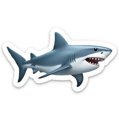Shark with star sticker