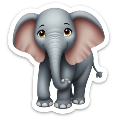 Hapy elefant sticker