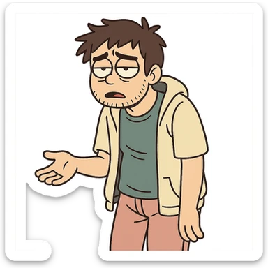 N.E.E.T and anime sticker