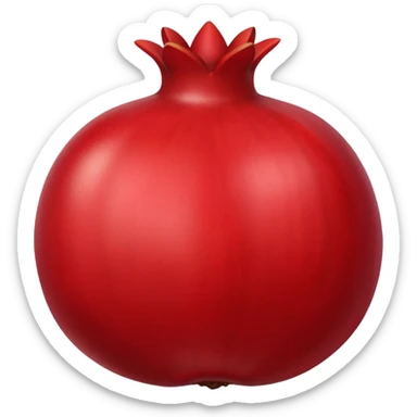 Pomegranate emoji for phone  sticker