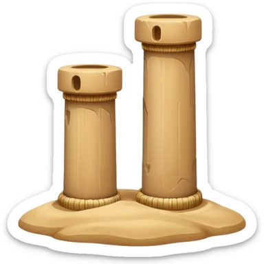 natural Sand Pillars sticker