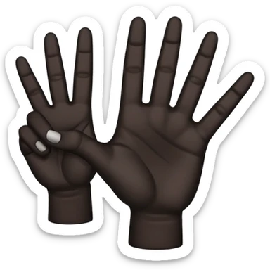 Jet gang sign sticker