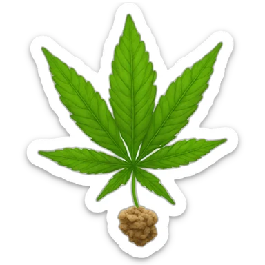 joint weed sticker