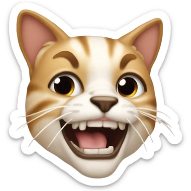 Gigachad mewing sticker