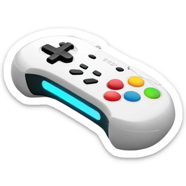 Create a gaming console with LED lights sticker