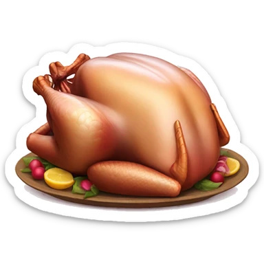 Pink-roasted-turkey  sticker
