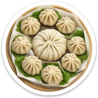 chinese food called baozi sticker