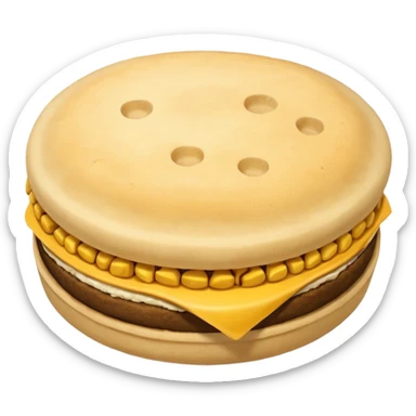 An arepa is a round, flat cake made from ground corn. It can be a simple side dish eaten with meals or a main dish when it's cut open and stuffed with a wide variety of fillings. Common fillings include shredded chicken and avocado, cheese, black beans, or meat.  sticker
