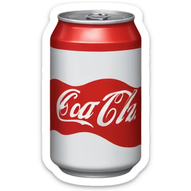 red coke can sticker