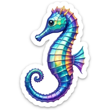 Seahorse sticker