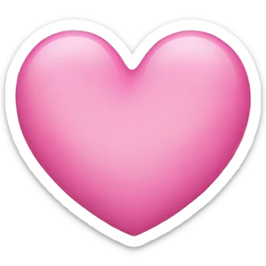 Pink heart sticker