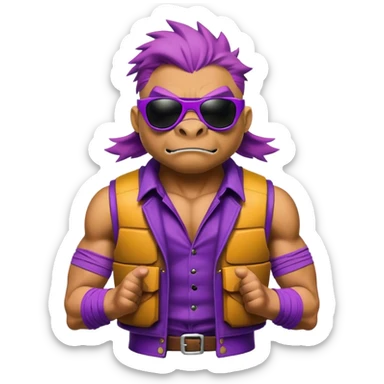 hog bebop from tmnt sticker
