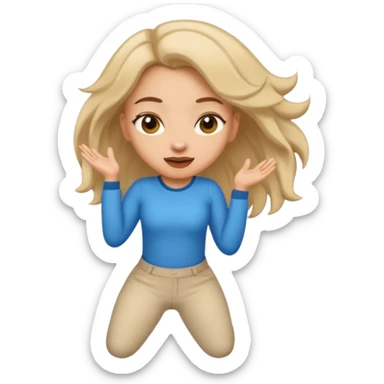 Girl shaking her ass sticker