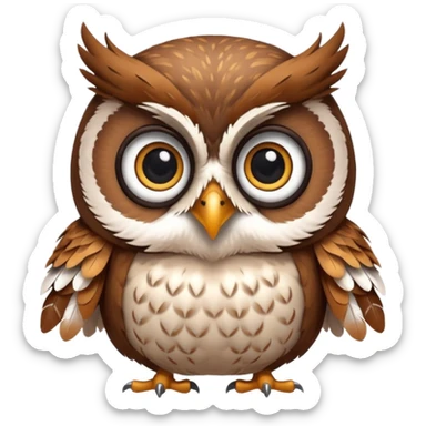 cute owl sticker