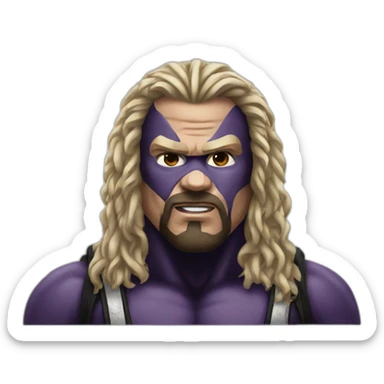 mankind the wrestler sticker