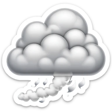 A fight cloud sticker