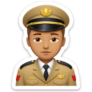 Sleeping guard standing sticker