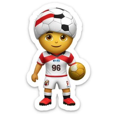 mascote do time são paulo futebol clube sticker