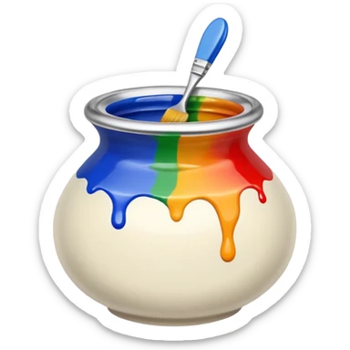 PAINT ON CERAMIC sticker