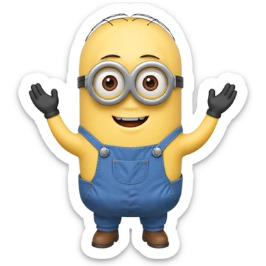 minion happy emoji sticker