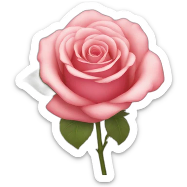 Rose sticker