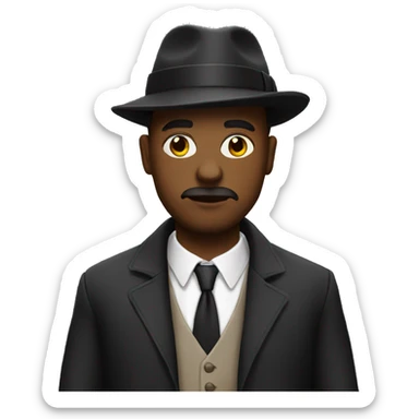 British gangster emoji sticker