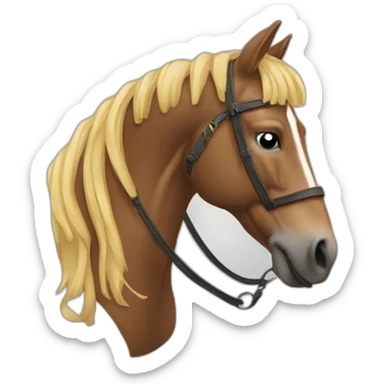 Cheval qui chante du rap sticker