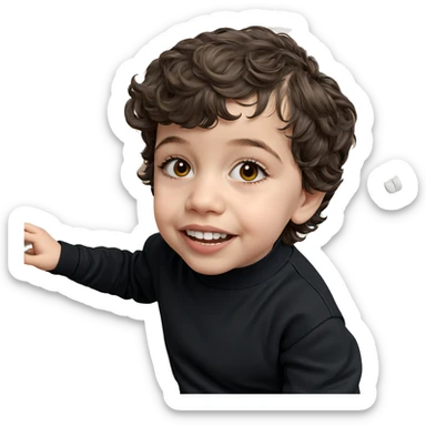 smiling girl on couch indoors sticker