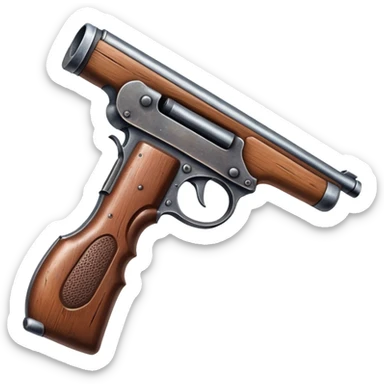 Old shotgun sticker