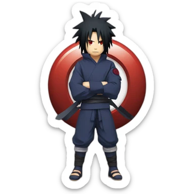 Sasuke-with-sharingan sticker