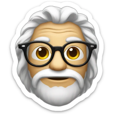 singe avec des lunettes sticker