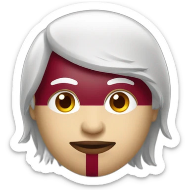 Latvian with the flag of Latvia sticker